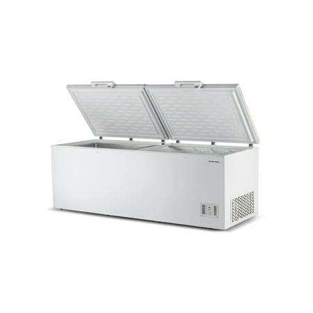 Hamilton Beach 35.0 Cu. Ft. Chest Freezer, Two Door, White