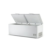 Hamilton Beach 35.0 Cu. Ft. Chest Freezer, Two Door, White