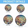 thumbnail image 6 of Stained Glass Window Hanging Flower - Stained Glass Window Hanging Flower, Christmas Ornament Gift, Elegant Art Glass Aesthetic, Year-Round Decorative Piece, 6 of 6