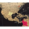 thumbnail image 2 of Landmass - Scratch Off World Map Poster - Made In The USA - Deluxe Detailed Map Of The World - Extra Large Travel Print - Bucket List - Wall Art - Gift For Traveler - Gift Ideas, 2 of 4