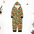 thumbnail image 4 of Pijamas Navideñas Camisón navideño con capucha Ropa informal para el hogar entre padres e hijos Ygjytge Camello*niño 7 A para Unisex, 4 of 6