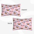 thumbnail image 2 of JUNZAN Pink Butterfly Daisy Pillow Cases Standard Size, with Envelope Closure Bed Pillow Cases(without pillow core),16"x24" inches, 2 of 5