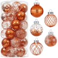 thumbnail image 1 of Cristbest - Adornos De Bolas De Navidad De 30 Quilates, 2.362 In, Bolas De Navidad De Plástico Transparente Irrompibles, Juego De Bolas De Navidad Con Relleno, Delicadas Y Brillantes Decoraciones Para, 1 of 5