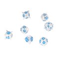 thumbnail image 3 of Juego de dados portátil exquisito 7 piezas dados de aleación metálica de larga duración número transparente poliédrico desplazamiento equilibrado para juegos de rol ANGGREK Otros, 3 of 8