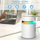 thumbnail image 3 of Piezas Humidificador de aire Mini humidificador ultrasónico blanco, 900 ml, 3 of 5