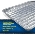 thumbnail image 3 of Kingsford Grilling Fish & Veggie Griller, Non-Stick Aluminum Grill Liner, Prevents Food from Falling through Grill Grates, 16" x 11.75" x 0.88", Pack of 4, Model: 6119994300, 3 of 5