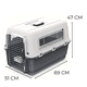 thumbnail image 2 of Transportadora Kennel Mediana P/Perro Importada Gris Sunny Sunny SPC-700, 2 of 4