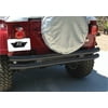 Rampage by RealTruck Tubular Bumper for Jeep Wrangler/CJ | Compatible as Front or Rear Bumper, Steel, Black | 7649 | Compatible with 1976 - 2006 Jeep CJ, Wrangler YJ & TJ