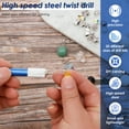 thumbnail image 2 of Pin Vise Hand Drill Set High Speed Steel Twist Drill Bits with Mini Pin Vise and Box Imperial Micro Drill Bit Set for Woodworking Drilling Home and Electronic Repairing, 2 of 9