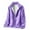 Purple, variant on Women's Long Sleeve Zip Up Coat Turndown Lapel Short Cover-up Ladies Thickened Windproof Warm Fleece + Coral Fleece Fleece Camouflage Sweater Jacket, Purple