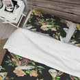 thumbnail image 4 of Designart 'Watercolor Painting of Chrystals, Feathers and Roses' Floral Duvet Cover Set, 4 of 4