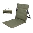 thumbnail image 1 of Cojín De Respaldo Para Acampar Cojín plegable para respaldo de camping, marco de aleación de aluminio, silla individual (verde militar) Tmvgtek Para Estrenar, 1 of 6