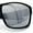 Black - Silver Mirror, variant on Mens Oversized Biker Wrap Rubberized Matte Plastic Rectangular Sport Sunglasses All Black