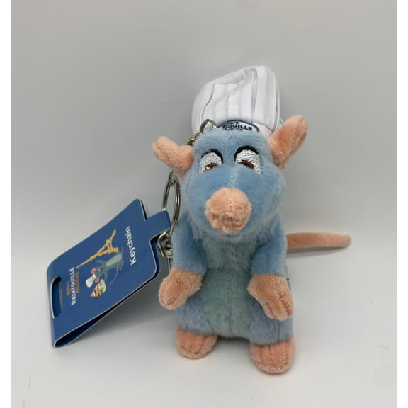 Disney Parks Chef Remy's Ratatouille Adventure Plush Keychain New with Tag