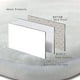 thumbnail image 3 of Advancent Alfombra multifuncional para dormitorio, cualquier habitación, fácil de limpiar, alfombra de poliéster ecológica, alfombras de Juegos de accesorios de baño, 3 of 6