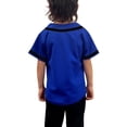thumbnail image 3 of Lappel Kids Baseball Button Down Jersey League Sports Team Uniforms Size 12 Month to 10 Years Short Sleeve Athletic Sports Tee Shirts Made in USA, 3 of 4