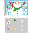 thumbnail image 2 of onlyliua Fin de Temporada Pegatinas Electrostáticas Navideñas Concopos de Nieve para Puertas y Ventanas., 2 of 6