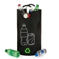 thumbnail image 2 of Waterproof Recycling Bag 82L, Oxford Cloth Storage Container, Foldable Heavy Duty Household Organizer for Bottle Collection, 2 of 6