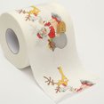 thumbnail image 4 of 1 roll Santa Claus Merry Christmas Toilet Paper Table Living Room Bathroom Tissue, 4 of 5