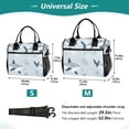thumbnail image 2 of Medium Cooler Bag Lunch Bag Portable Meal Bag Work Meal Bag Outdoor Meal Bag Travel Meal Bag Picnic Meal Bag Going Out Meal Bag Cool Shark, 2 of 6