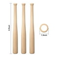 thumbnail image 2 of 8 Sets Baseball Stand Baseball Holders for Balls Display Baseball Bat Wooden Display Stand Holder Display Baseball, 2 of 7