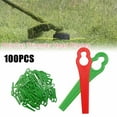 thumbnail image 2 of Red Green Trimming Blade Set, Durable Plastic, 83mm, Simple Design, 100 Pack, 2 of 7