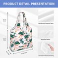 thumbnail image 3 of Vsdgher Hawaii Palms Print canvas Tote Bag, Lightweight Cloth Bags, Suitable for shopping, groceries, travel, 3 of 4