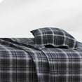 thumbnail image 2 of Flannel Sheet Set 16" Deep Pocket 100% Brushed Cotton Winter Bed Sheet Warm Soft Cozy 4 Piece Printed Flannel Collection Bedding with Fitted Sheet & 2 Pillowcases, 2 of 2