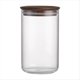 thumbnail image 1 of Tarro Sellado de Vidrio de Calidad Alimentaria con Tapa de Madera para Almacenamiento de Cocina Comercial, Tarro de Almacenamiento Sellado de Estilo Japonés, 1 of 5