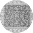 thumbnail image 1 of Ahgly Company Indoor Round Oriental Gray Traditional Area Rugs, 7' Round, 1 of 4