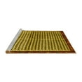 thumbnail image 2 of Ahgly Company Machine Washable Indoor Rectangle Abstract Yellow Contemporary Area Rugs, 6' x 9', 2 of 4