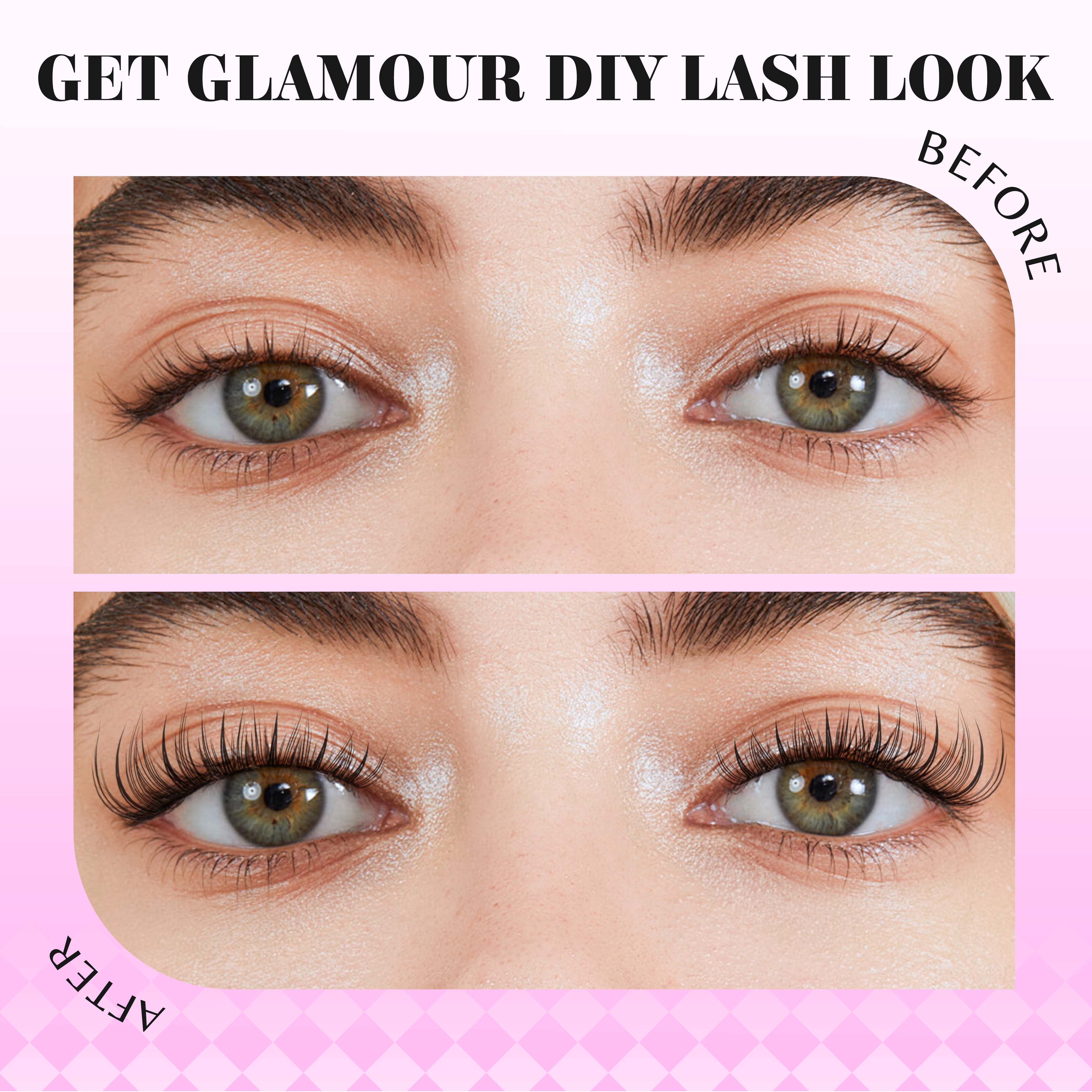 VEVESBEAUTY Lash Cluster Self Sdhesive Idol Lash 100 Fans 10-18mm
