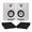 White Ash, variant on Fluance Ri71 Reference Powered Bookshelf Speakers with High Performance AMT Tweeters, 5” Drivers, 120W Amplifier, HDMI, Bluetooth, RCA & Subwoofer Out with Foam Isolation Pads