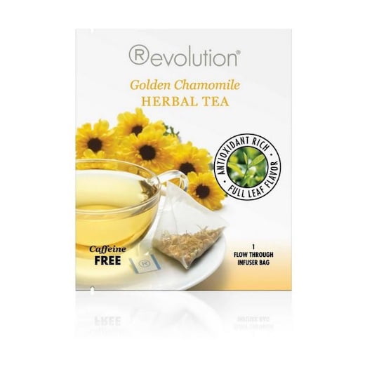 (Price/Case)Revolution Tea Tea Golden Chamomile Herbal, 20 Count, 6 per