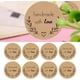 thumbnail image 4 of 500 Pieces Kraft Homemade with Love Sticker Label Paper Sealing Sticker Labels Round Self-Adhesive, 4 of 5
