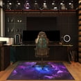 thumbnail image 4 of Gaming Chair Mat for Carpet Hardwood Tile Floor,36"x48" Gaming Rug for Gaming Room, Under Desk Non Slip Gamer Rug,Low-Pile Game Room Rug,Rubber Backing Large Gaming Chair Floor Mat,Galaxy Starry, 4 of 4