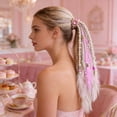 thumbnail image 3 of MMJ Elastic Dirty Braid Ponytail 27.6in Synthetic Hair Extension Fashion Wrap Natural Look Daily Party Wear, 3 of 6