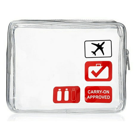 TSA Bag - TSA Approved Quart Size Airline Carry On Clear Toiletry Bag Sold As 1 Pack - 0
