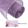 thumbnail image 3 of Unique Bargains PP Burlap Mesh 10' x 10 Yards Decorative Wrapping Ribbon, Lilac 1 Roll, 3 of 5