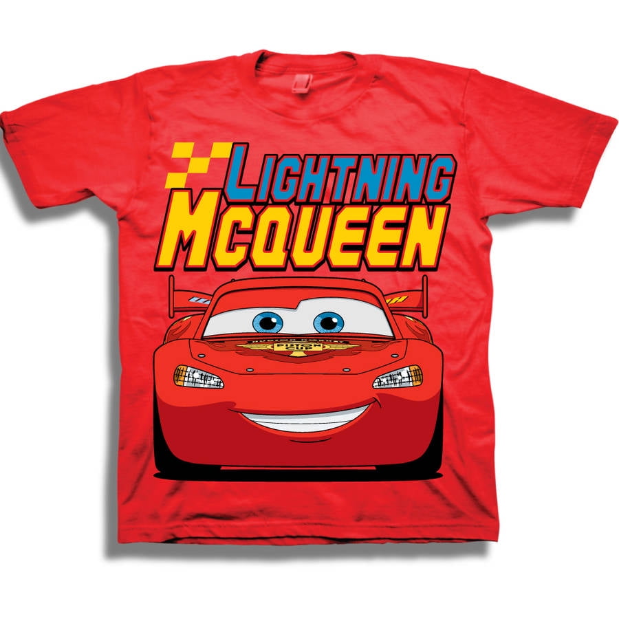 cars lightning mcqueen t shirt