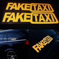 thumbnail image 1 of Car Fake Taxi Sticker Funny Sign, 1 of 4