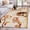 Light Beige, variant on Hallway Runner Rug 2x6 Ft, Fall Thanksgiving Non Slip Area Rugs for Entryway, Farm Animals Orange Maple Leaf Rustic Washable Low Pile Accent Carpet for Indoor Corridor Laundry Kitchen Bedside