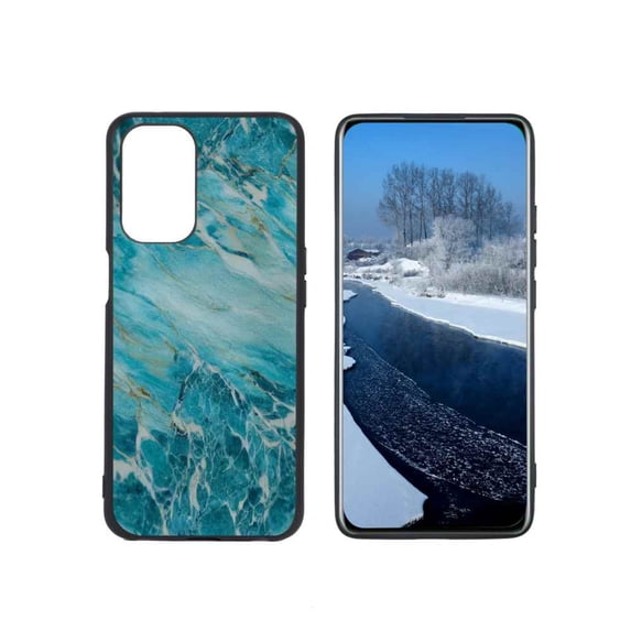 Compatible with OnePlus Nord N200 5G Phone Case, Marble-Custom19 Case Men Women, Flexible Silicone Shockproof Case for OnePlus Nord N200 5G