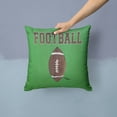 thumbnail image 2 of Carolines Treasures 8487PW1414 Football Canvas Fabric Decorative Pillow, 14Hx14W, multicolor, 2 of 4