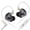 Black-3.5mm (With Mic), variant on KZ Gale Hi-Fi Acoustic Gaming Earphones, Super-Linear Dynamic Driver, Omnidirectional Dual Microphones, Detachable Cable, Rich Bass for Music & Gaming