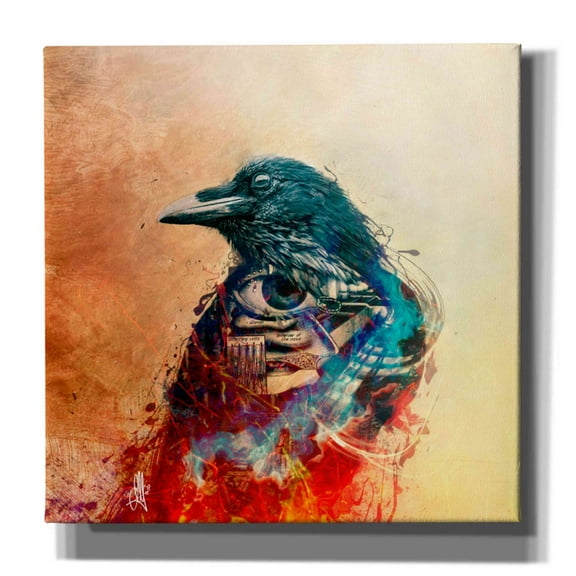 Cortesi Home 'Ravenscry' by Mario Sanchez Nevado, Canvas Wall Art, 12"x12"