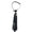 Black tie and golden, variant on Popular Ties for Women Men Casual Formal Event Neck Tie NightClub Uniform Ties