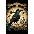 thumbnail image 2 of Winged Horoscopes - Astrology Bird Canvas Wall Art, 2 of 2