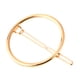 thumbnail image 1 of Estilo Europeo Clips Geometría De s Horquils Del Pelo De Oro Redondo Sunnimix Complementos, 1 of 6