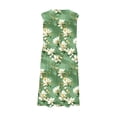 thumbnail image 4 of Pisexur Robe Décontractée pour Femmes Mode Florale Débardeur Sans Manches Robes d'Été pour Femmes Tendance Col en V Boutonnée Robe Évasée avec Poches Douce Extensible Robes d'Été pour Femmes Couvre-Maillot de Plage P-2TG Multicolore, 4 of 8
